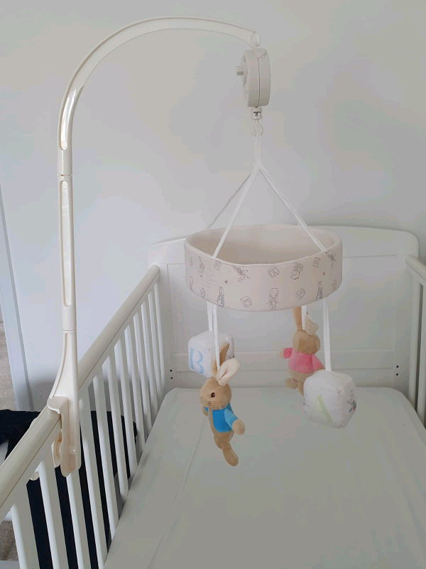peter rabbit cot mobile